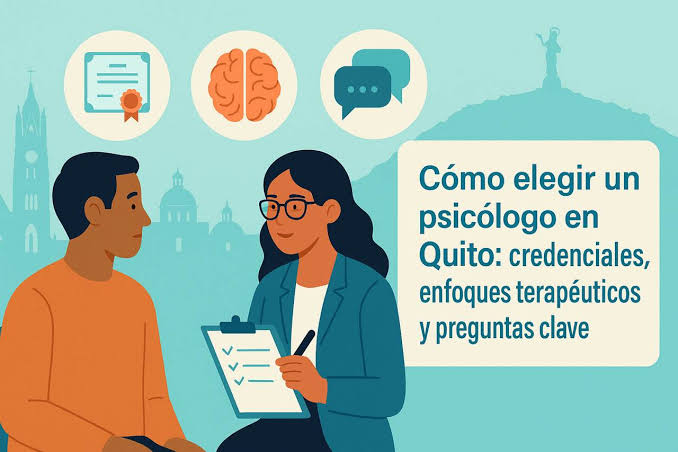 Cómo elegir un psicólogo en Quito: credenciales, enfoques terapéuticos y preguntas clave